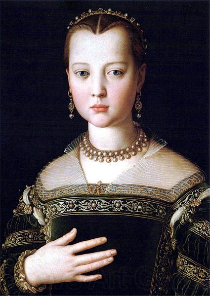 Agnolo Bronzino Maria France oil painting art